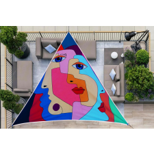  Design napvitorla árnyékoló 3x3M Cubism2 kerti bútor
