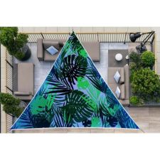 Design napvitorla árnyékoló 3x3M Jungle green kerti bútor