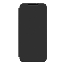 Designed for SAMSUNG tok álló (aktív FLIP, kártyazseb) FEKETE tok és táska