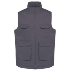 Designed To Work Designed To Work WK607 UNISEX PADDED MULTI-POCKET POLYCOTTON VEST XS