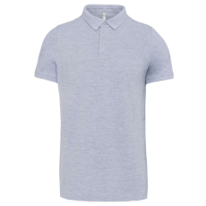 Designed To Work WK225 rövid ujjú galléros piké férfi póló Designed To Work, Oxford Grey-S