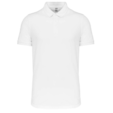 Designed To Work WK225 rövid ujjú galléros piké férfi póló Designed To Work, White-L