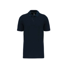 Designed To Work WK270 rövid ujjú férfi galléros póló, kontrasztos diszítésekkel Designed To Work, Navy/Silver-3XL