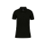 Designed To Work WK271 rövid ujjú Női galléros póló, kontrasztos diszítésekkel Designed To Work, Black/Silver-3XL