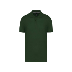 Designed To Work WK274 férfi galléros póló rövid ujjakkal, oldalsó slicceléssel Designed To Work, Forest Green-4XL