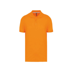 Designed To Work WK274 férfi galléros póló rövid ujjakkal, oldalsó slicceléssel Designed To Work, Orange-2XL