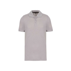 Designed To Work WK274 férfi galléros póló rövid ujjakkal, oldalsó slicceléssel Designed To Work, Oxford Grey-5XL