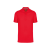 Designed To Work WK274 férfi galléros póló rövid ujjakkal, oldalsó slicceléssel Designed To Work, Red-3XL