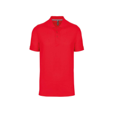 Designed To Work WK274 férfi galléros póló rövid ujjakkal, oldalsó slicceléssel Designed To Work, Red-5XL