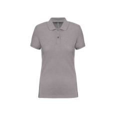 Designed To Work WK275 Női galléros póló rövid ujjakkal, oldalsó slicceléssel Designed To Work, Oxford Grey-2XL