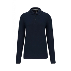 Designed To Work WK276 hosszú ujjú galléros férfi piké póló Designed To Work, Navy-2XL