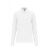 Designed To Work WK276 hosszú ujjú galléros férfi piké póló Designed To Work, White-M