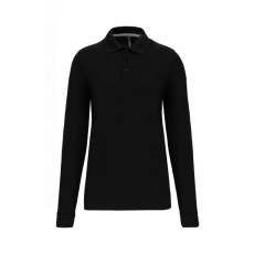  Designed To Work WK276 MEN&- 039;S LONG-SLEEVED POLO SHIRT L