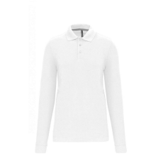  Designed To Work WK276 MEN&- 039;S LONG-SLEEVED POLO SHIRT S