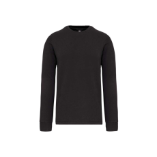 Designed To Work WK4001 környakas vastak unisex pulóver Designed To Work, Dark Grey-2XL