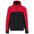 Designed To Work WK450 kétszínű három rétegű, kapucnis softshell dzseki Designed To Work, Black/Red-XL