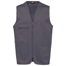 Designed To Work WK608 UNISEX POLYCOTTON MULTI-POCKET VEST L