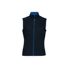 Designed To Work WK6149 Női mellény három zsebbel és kontrasztos díszítésekkel Designed To Work, Navy/Light Royal Blue-2XL