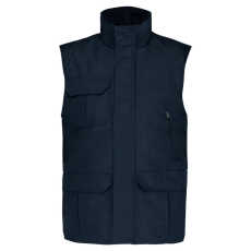 Designed To Work WK630 unisex bélelt mellény PVC bevonattal Designed To Work, Navy-M