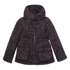 Desigual Clementina fekete lány téli kabát – 7-8 év