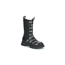 Desigual Csizmák SHOES CHELSEA HIGH LETTERING Fekete 40 női csizma, bakancs