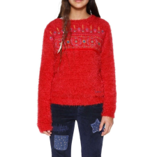 Desigual Desigual Gabo piros lány pulóver gyerek pulóver, kardigán