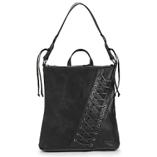 Desigual Hátitáskák BACKPACK BLACK PATCH TANGO  PRETORIA MINI Fekete Egy méret hátizsák