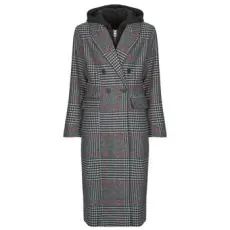 Desigual Kabátok CAPUCHA CHECK Szürke EU M