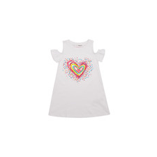 Desigual Rövid ruhák VEST_BLOOM Fehér 11 / 12 éves lányka ruha