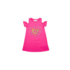 Desigual Rövid ruhák VEST_BLOOM Rózsaszín 3 / 4 éves lányka ruha