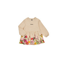 Desigual Rövid ruhák VEST LORENA Fehér 11 / 12 éves lányka ruha