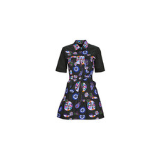 Desigual Rövid ruhák VEST_SINA Fekete EU S női ruha