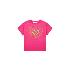 Desigual Rövid ujjú pólók TS_HEART Rózsaszín 13 / 14 éves gyerek póló