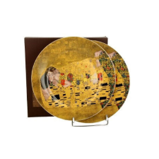 DESSZERT TÁNYÉR SZETT 2DB-OS 19CM KLIMT KISS tányér és evőeszköz
