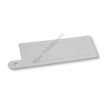 Desszertalátét Karton, Szögletes, Ezüst Színű - 18x9 cm, Kiváló Minőség konyhai eszköz