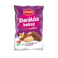 Detki Darálós vaníliás és kakaós omlós keksz 200g /18/ csokoládé és édesség