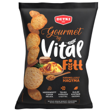 Detki Gourmet Vitál Fitt teljes kiőrlésű kréker Karamellizált Hagymás 100g előétel és snack