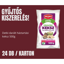 Detki Gyűjtős kiszerelés -Detki darált háztartási keksz 500g 24db/karton csokoládé és édesség