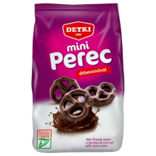 Detki Mini perec omlós kakaós étbevonóval, 160g csokoládé és édesség
