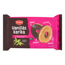 Detki vaníliás karika - 225 g csokoládé és édesség
