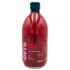 Deto Deto bio szűretlen vörösbor ecet &quot;anyaecettel&quot; 500 ml olaj és ecet