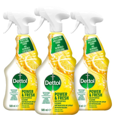 Dettol Antibakteriális felülettisztító spray Citrom és Lime, 3× 500 ml tisztító- és takarítószer, higiénia