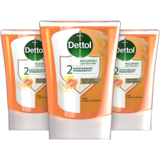 Dettol Érintés nélküli kézmosó készülék utántöltő - Méz és vanília, 3× 250 ml tisztító- és takarítószer, higiénia