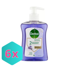  Dettol kézmosó gél, nyugtató/levendula illattal, 250ml KARTON - 6 db tisztító- és takarítószer, higiénia