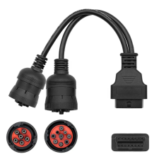  Deutsch 6pin 8pin kábel -> OBD2 autó tuning