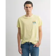 DEVERGO Férfi rövid ujjú póló - Yellow