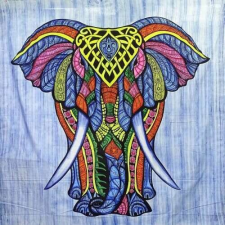Devi Fashions Falvédő Elefánt Kék Szín dekoráció