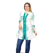 Devi Fashions Női Ing Fehér Zöld blúz