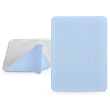 Devia Apple iPad 10.2 (2019/2020/2021) tablet tok (Smart Case) on/off funkcióval,     Apple Pencil tartóval - Gremlin Series Case With Pencil Slot - kék (ST378829) tablet tok