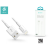 Devia Apple iPhone 5/5S/5C/SE/iPad 4/iPad Mini USB töltő- és adatkábel 2 m-es vezetékkel - Devia Smart Cable Lightning - white